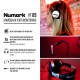 Numark HF125 Ultradraagbare professionele DJ-koptelefoon met 1,8 m kabel, 40 mm drivers voor uitgebreide respons en gesloten achterkant voor superieure isolatie