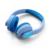 Philips Kids Draadloze on-ear-koptelefoon, draadloze koptelefoon voor kinderen met Bluetooth met gelimiteerd volume, 28 uur afspeeltijd, kleurrijk ontwerp and lichtgewicht, blauw met lampjes