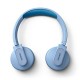 Philips Kids Draadloze on-ear-koptelefoon, draadloze koptelefoon voor kinderen met Bluetooth met gelimiteerd volume, 28 uur afspeeltijd, kleurrijk ontwerp and lichtgewicht, blauw met lampjes