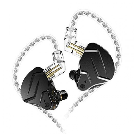 KZ ZSN Pro X Dual Driver In Ear Oortelefoon 1BA 1DD Bedrade Oortelefoon, HiFi Sport Gaming Oordopjes, Hoofdtelefoon Compatibiliteit voor Telefoon, Computer, Tablet met Cadeauset