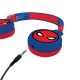 Lexibook Spiderman 2-in-1 Bluetooth-koptelefoon voor kinderen - Stereo draadloos, Veilig voor kinderen voor jongens, opvouwbaar, verstelbaar, rood/blauw