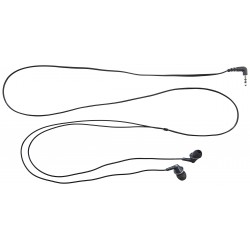 Panasonic RP-HJE125E-K In-Ear-Koptelefoon (Incl. 3 Maten Ear Buds, 10-24.000 Hz, 1,1 m Kabel), Zwart