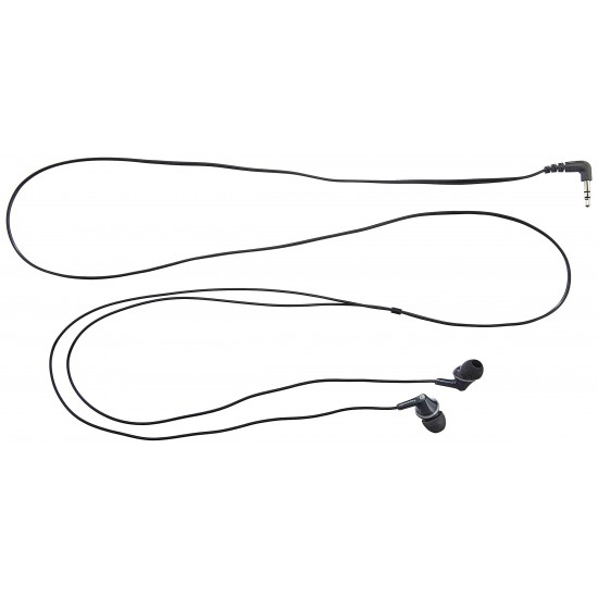 Panasonic RP-HJE125E-K In-Ear-Koptelefoon (Incl. 3 Maten Ear Buds, 10-24.000 Hz, 1,1 m Kabel), Zwart