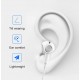 BENEWY In-ear Hoofdtelefoon met 3.5 mm Headphone Plug Hoofdtelefoon met Microfoon Compatibel met iPhone, iPad, MP3, HUAWEI, Samsung, Lichtgewicht Earphones met volumeregeling 3,5 mm jack Headphones