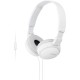 SONY MDRZX110AP/W Headphones W/Mic and Remote White