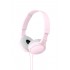 Sony MDR-ZX110 opvouwbare hoofdtelefoon Krachtig geluid, roze