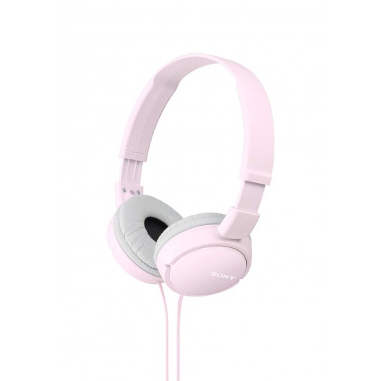 Sony MDR-ZX110 opvouwbare hoofdtelefoon Krachtig geluid, roze