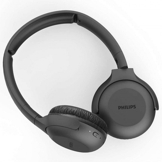 Philips Audio On Ear Kopfhörer UH202BK/00 Bluetooth On Ears (Kabellos, 15 Stunden Akku, Weiche Ohrpolster, Mikrofon, Faltbar) Schwarz TAUH202BK/00 One Size