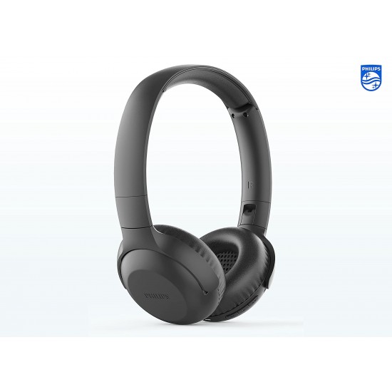 Philips Audio On Ear Kopfhörer UH202BK/00 Bluetooth On Ears (Kabellos, 15 Stunden Akku, Weiche Ohrpolster, Mikrofon, Faltbar) Schwarz TAUH202BK/00 One Size