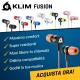 KLIM Fusion hoofdtelefoons in oren met microfoon - duurzaam - innovatief: in -ear -hoofdtelefoon met geheugenschuim - Nieuwe -versie - 3,5 mm Jack - Sport Gaming in Ear Hoofdtelefoons - Oranje