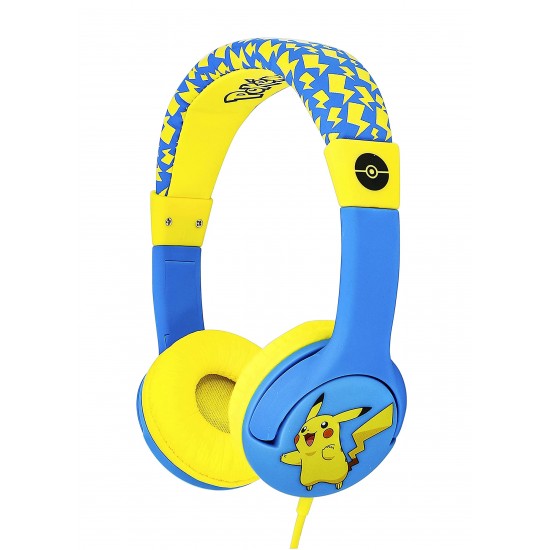 OTL Technlogies Pokemon Pikachu Junior hoofdtelefoon, bekabeld, voor kinderen (officieel gelicentieerd product)